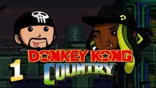 Matt & Woolie's Old School Playthroughs - Donkey Kong Country - World 1