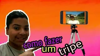 Como fazer um tripé 🎥📡💈⚗🔭📎📱