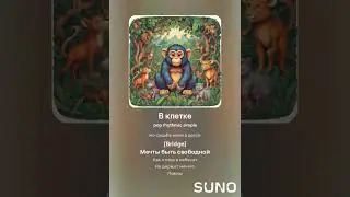 В клетке (начало текста и музыка Наталья Терехова, далее текст и аранжировка ИИ)