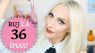 Bilmeniz Gereken 36 RUJ İpucu | 36 Lipstick Hacks You Need To Know | Sebile Ölmez