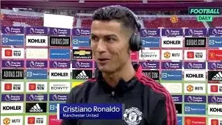 Cristiano Ronaldo on his Goal & Asisst vs Tottenham 0-3 | Post Match Interview