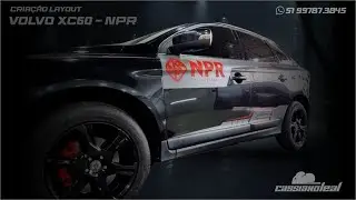 Design Automotivo para Plotagem Volvo Xc60