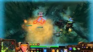 Первый матч в Dota 2 за INVOKERA