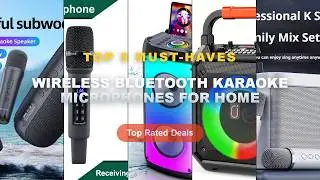 Wireless Bluetooth Karaoke Microphones For Home: Top 5 Best Sellers - Bluetooth Karaoke Speaker With