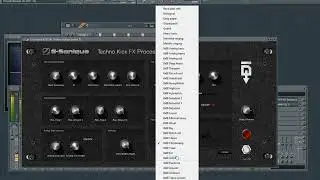 Techno Rumble Kick Drum generator KFXT 41 plug-in effect by G-Sonique, How to make Techno kick
