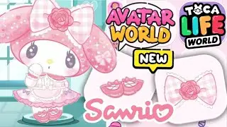 HOW TO MAKE NEW MY MELODY KAWAII SANRIO 🩷 IN AVATAR WORLD AND TOCA BOCA WORLD 😍🌍
