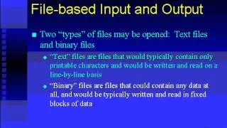 1604 C programming File based Input & Output