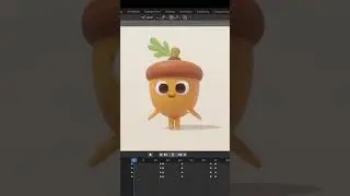 Simple 3D character animation in Blender 