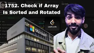 LeetCode 1752: Check if Array Is Sorted and Rotated