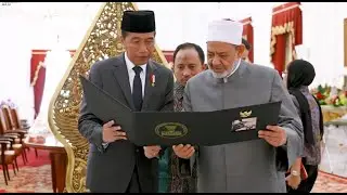 Grand Sykh Al-Azhar Ahmed Al-Thayeb Dan Presiden Jokowi