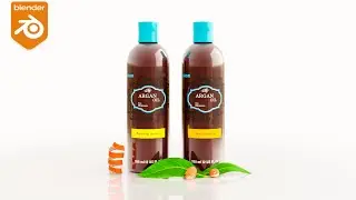 Hask hair products in Blender
