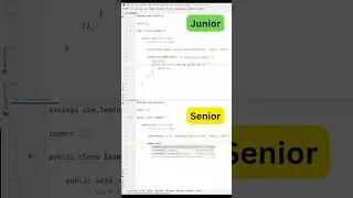 Junior vs Senior Backend developer| Beginner vs Pro | 
