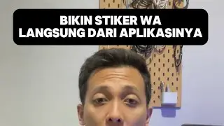 Cara langsung buat stiker di whatsapp