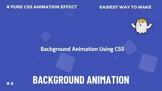 Background Animation With Pure CSS | CSS Tutorial | Pure CSS Animation #background