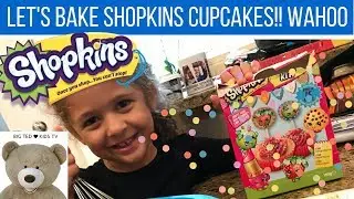 SURPRISE BAKING AMAZING SHOPKINS CUPCAKES. This is so much fun!