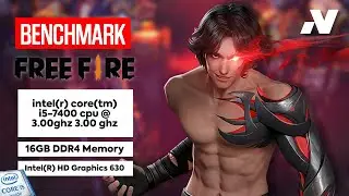 FREE FIRE ᯓ INTEL CORE i5-7400 ᯓ RAM 16GB ᯓ INTEL HD GRAPHICS 630 ᯓ Benchmark Games Pc