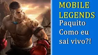 Mobile Legends - Paquito -  como eu sai vivo?!