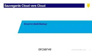 Webcast - Arcserve SaaS Backup