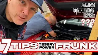 A Rookie and I Have Some Fun Installing the Tesery Power Frunk