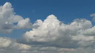 Облака плывут - Таймлапс - Полчаса за одну минуту!