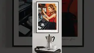 In meinem Shop gibt es einige Motive für #coffeelover  ☕️ #coffeetime #kaffeepause #cafe #kunst