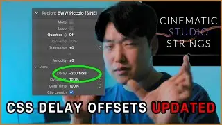 Cinematic Studio Series DELAY OFFSETS | UPDATED 2023