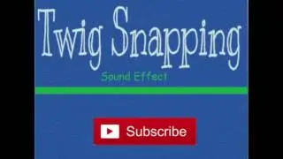 Twig Snapping-Sound Effect