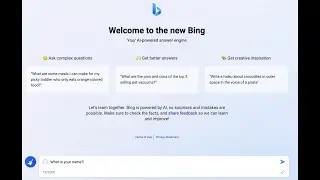 Bing Chat / ChatGPT testing new features and Bing Chat accidentally reveals it's code name.