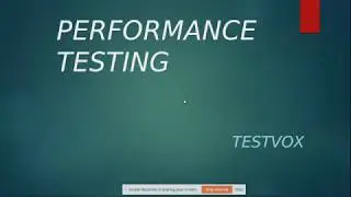 Web App Performance Testing | Jmeter | Testvox