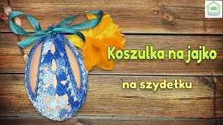 Koszulka na jajko na szydełku