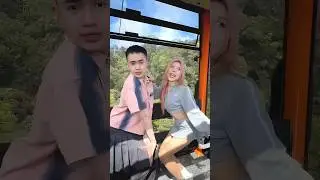 Mùn Lái phiên bản gặp người quen trên cáp treo 🚡🤭 