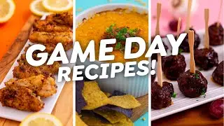 3 Easy Game Day Recipes – Wings, Meatballs & Cheese Dip!