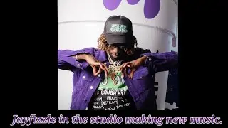 JayFizzle - making new music in the studio.