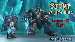 WotLK - ICC 10 - Heroic Lich King - Blood DK Tank with Shadowmourne and Prot Warrior - Guide