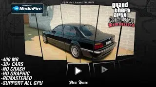GTA SA REMASTERED GRAPHICS MODPACK V2 FOR GTA SA ANDROID 13&14 | Support All Devices‼️2025 Edition