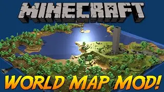 EPIC WORLD MAP MOD! - Trace Your Footsteps! | Minecraft Mod Showcase!