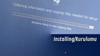 Installing Windows Longhorn Build 4015 (Windows Longhorn Build 4015 Kurulumu)