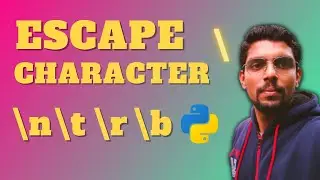 Escape Character '\' (backslash) in String | \n \r \t \b | Python | Class 11/12 CS | CBSE/ICSE [HIN]