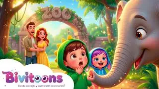 Old MacDonald Had a Zoo 🦁🐘 | Wild Animal Song | Bivitoons