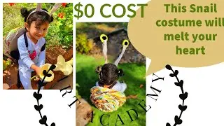 SNAIL COSTUME 🐌THAT WILL MELT YOUR ❤|HALLOWEEN COSTUME|FANCY DRESS COSTUME |EASY CUTE SNAIL COSTUME🐌
