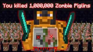 I Killed 1,000,000 Zombie Pigmen in Hardcore Minecraft