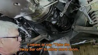 How I replaced a rear main seal on a 1968 Cadillac with a 472 engine.