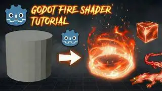 GODOT -  Fire Shader VFX Tutorial