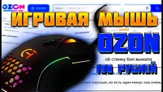 САМАЯ ДЕШВАЯ ИГРОВАЯ МЫШЬ С МАРКЕТПЛЕЙСА OZON! ОБЗОР! ЕЕ ЦЕНА ВСЕГО 190 РУБЛЕЙ! ТЕСТ В ИГРАХ!