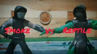 MKII Smoke vs Reptile(Stop motion/пластилиновая анимация)1/4