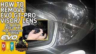 HOW TO REMOVE/ CHANGE EVO HELMET GT-PRO VISOR/ LENS | BEST & EASIEST WAY