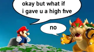 asking the real questions in mario galaxy..