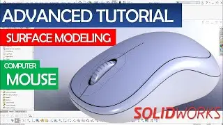 Advanced Survace Modeling Exercise in Solidworks l Amazing Techniques!