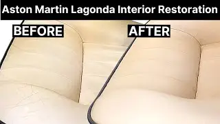 DIY Leather colour refresh | 1985 Aston Martin Lagonda CRT RHD | Restoration | leathercare.com