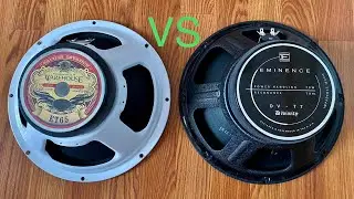 Eminence DV77 vs Warehouse Guitar Speakers ET65 ! PRS Archon 50 combo w/ extension cabinet.